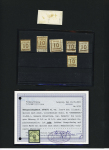Ensemble de timbres détachés (21 Alsace et 10 Allemagne) avec OBL de Sarrebourg dont Alsace n°6 OBL T16 bleu Sarrebourg (3 nov 70) sur fragment. TB