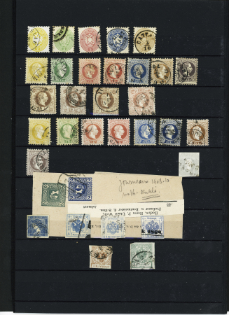 1850-1867 Used collection incl. light duplication for