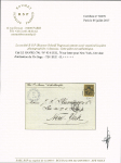 N°93, 35c violet-noir sur jaune OBL T17 "Le Havre (74)" (1878) seul sur lettre du 1er echelon pour New-York (tarif du 1.5.1878). TB