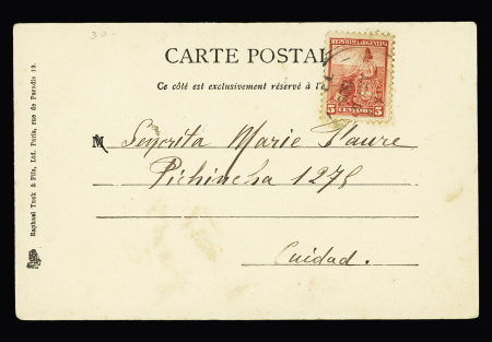 1905 Carte Postale "Le Français" à l'ancre après