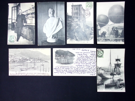 Le Prince Albert 1er de Monaco organise 3 expéditions au Spitzberg à bord du yacht Princesse Alice : 47 cartes postales et 2 photos du Prince Albert 1er et de la Princesse Alice de Monaco. TB