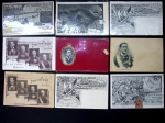 Ensemble de 59 cartes postales sur Louis Amédée de Savoie, duc des Abbruzzes et son expédition italienne au Pôle Nord. TB