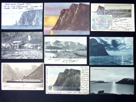 Cap Nord - 17 cartes postales + 1 lettre + 1 chromo, toutes époques. TB