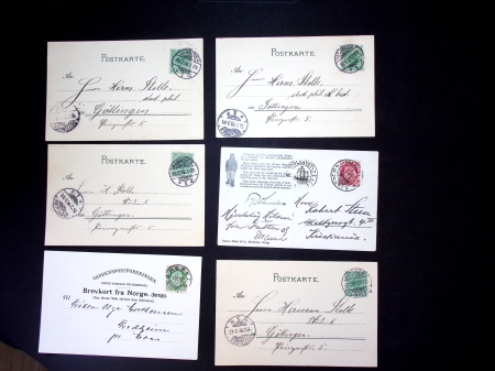 13 cartes postales sur les expéditions du Fram de Nansen au Pôle Nord OBL 1898 et 1902 et 2 CP avec TP Norvège OBL Polhavet (13.9.18 et 4.8.24). Bon lot