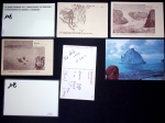 7 cartes diverses dont Nansen à bord du Fram. TB