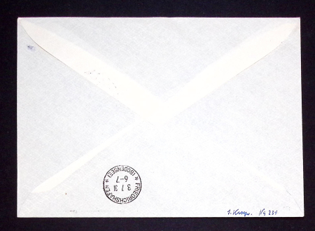 Isalnde PA n°11 (cote 100€) OBL Reykjavik (30.6.31) sur lettre avec cachet triangulaire vert et mention imprimée bleue "Mit Lufschiff Graf Zeppelin Von Reykjavik nach Friedrichshafen". TB