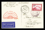 Allemagne PA 40 (cote 150€) OBL CAD "Luftschiff Graf Zeppelin polarfahrt 1931" + CAD "Par avion Zeppelin Leningrad". TB