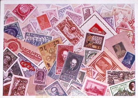 URSS PA 27A + PA 29A, non dentelés, OBL CAD "Par avion Zeppelin Leningrad" (25.7.31) sur lettre recommandée avec cachet rouge "Polarfahrt 1931" et CAD "brise-glace Malyguin arctique" (27.7.31) sur carte postale recomma