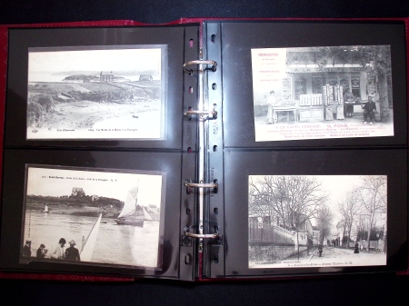 Album brun rouge contenant 6 docs sur le médecin Jean-Martin Charcot et 45 docs sur Jean Baptiste Charcot dont télégrammes de l'aviso Ville d'Ys (1926) et divers plis et carte maximums AFF n°377 et 377A. TB