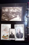 Album brun rouge contenant 6 docs sur le médecin Jean-Martin Charcot et 45 docs sur Jean Baptiste Charcot dont télégrammes de l'aviso Ville d'Ys (1926) et divers plis et carte maximums AFF n°377 et 377A. TB