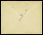 4 plis du Danemark (3) et de Hongrie (1) pour le Groenland avec diverses griffes violettes d'arrivée au Groenland (1915 - 1940). TB