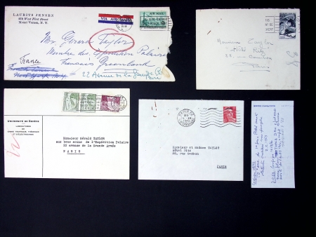 4 lettres diverses adressées à Gérald Taylor ou à ses parents (1949 - 1950)