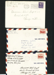 27 lettres avec oblitérations militaires US en Alaska et au Groenland (majorité 1943 - 1945). TB
