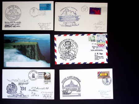 69 plis toutes époques thème arctique dont cartes postales anciennes de Sven Hedin et de l'italien Cagni. TB