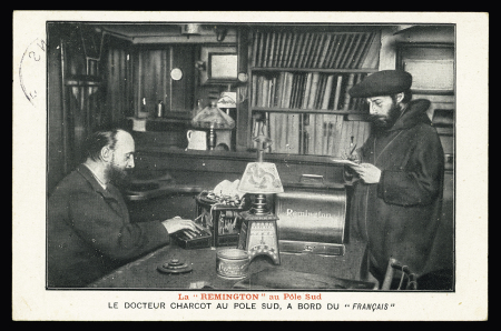 5 CP sur le Français et Le Pourquoi Pas dont CP horizontale "Le Français saluant Le Havre" (collection Dejean Havre). TB 