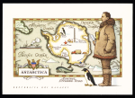23 cartes postales et plis de l'expédition de Byrd au Pôle Sud, majorité OBL Little America (1934). Bel ensemble. TB. Photo d'une carte