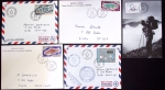 153 plis des TAAF avec AFF variés dont PA n°8 sur FDC. TB