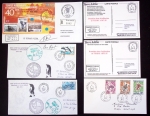 153 plis des TAAF avec AFF variés dont PA n°8 sur FDC. TB