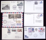 153 plis des TAAF avec AFF variés dont PA n°8 sur FDC. TB