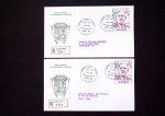 153 plis des TAAF avec AFF variés dont PA n°8 sur FDC. TB