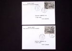 153 plis des TAAF avec AFF variés dont PA n°8 sur FDC. TB