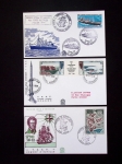 153 plis des TAAF avec AFF variés dont PA n°8 sur FDC. TB