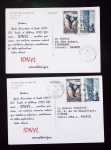 153 plis des TAAF avec AFF variés dont PA n°8 sur FDC. TB