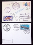 153 plis des TAAF avec AFF variés dont PA n°8 sur FDC. TB