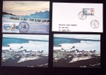 153 plis des TAAF avec AFF variés dont PA n°8 sur FDC. TB