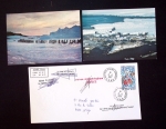 153 plis des TAAF avec AFF variés dont PA n°8 sur FDC. TB