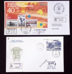 153 plis des TAAF avec AFF variés dont PA n°8 sur FDC. TB