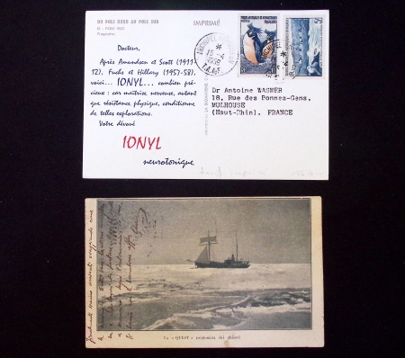 153 plis des TAAF avec AFF variés dont PA n°8 sur FDC. TB
