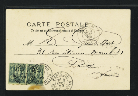 7 cartes postales sur la mission Marchand et l'épisode de Fachoda. Majorité OBL en 1899. TB