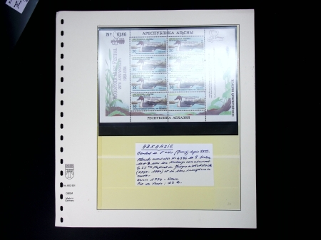 1913-43, Selection on stockcard and on stockpages with