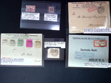 1895-1945, Mostly WWII occupations items on large and