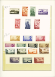 1898-1944, Small balance lots on pages with Gulf States,