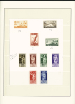 1898-1944, Small balance lots on pages with Gulf States,