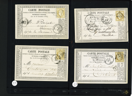 Les Cartes Postales Précurseurs de France1873-84 Collection