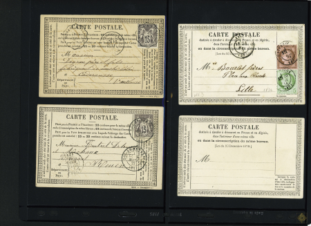 Les Cartes Postales Précurseurs de France1873-84 Collection