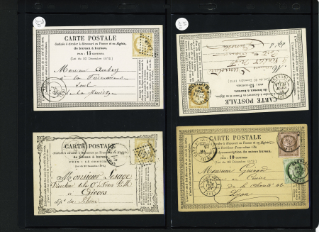 Les Cartes Postales Précurseurs de France1873-84 Collection