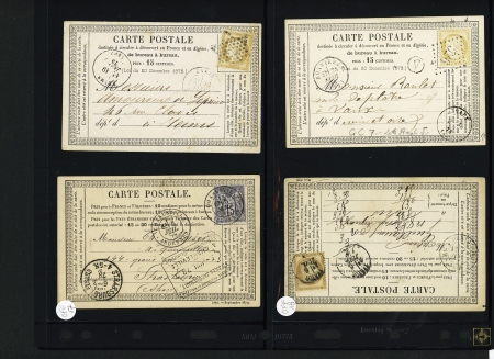 Les Cartes Postales Précurseurs de France1873-84 Collection