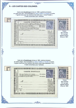 Les Cartes Postales Précurseurs de France1873-84 Collection