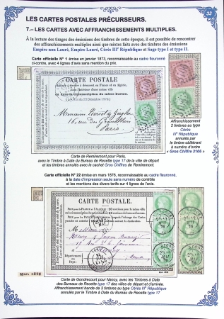 Les Cartes Postales Précurseurs de France1873-84 Collection