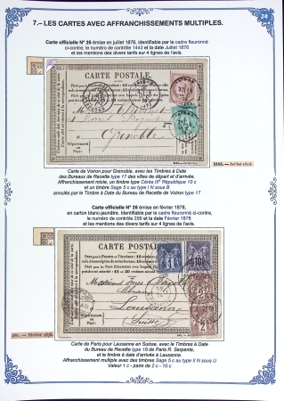 Les Cartes Postales Précurseurs de France1873-84 Collection