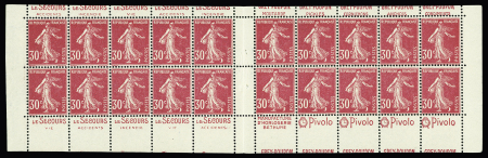 N°191-C3 Variété découpage décalé et publicité