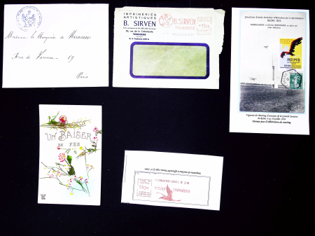 1864-81, Sélection de 17 lettres et cartes sur le