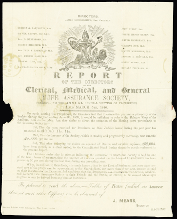 1842 1d Mulready cover, N°243, used in London, showing