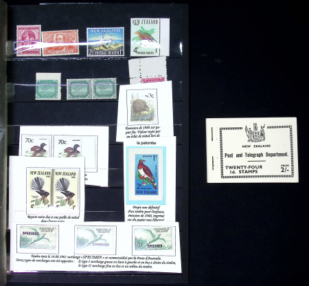 1892-1988 Mint selection of varieties on various "birds"