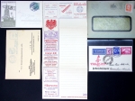 1897-1976, Lot of 44 covers and cards plus two telegrams