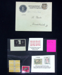 1897-1976, Lot of 44 covers and cards plus two telegrams